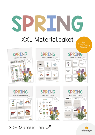 Spring / Frühling: XXL Materialpaket für den Englischunterricht