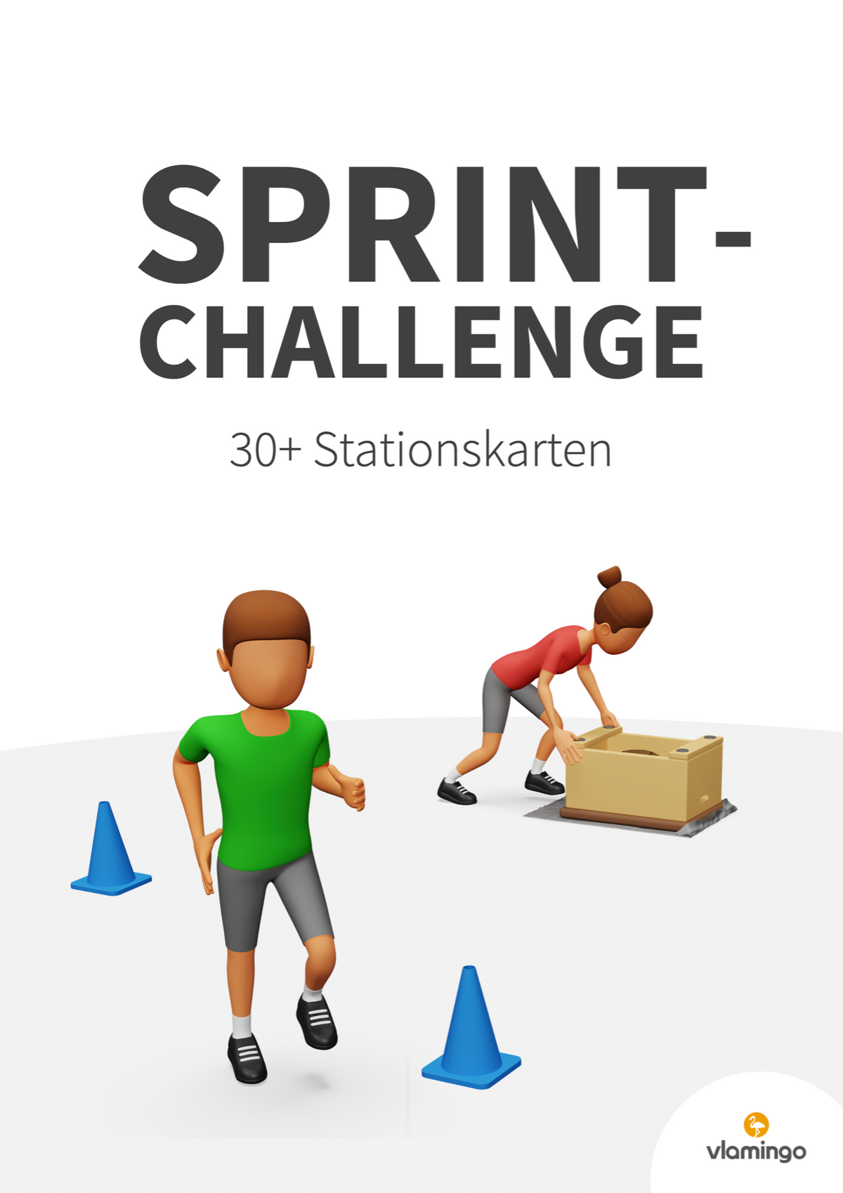 Sprint-Challenge: 30 Stationskarten für den Sportunterricht
