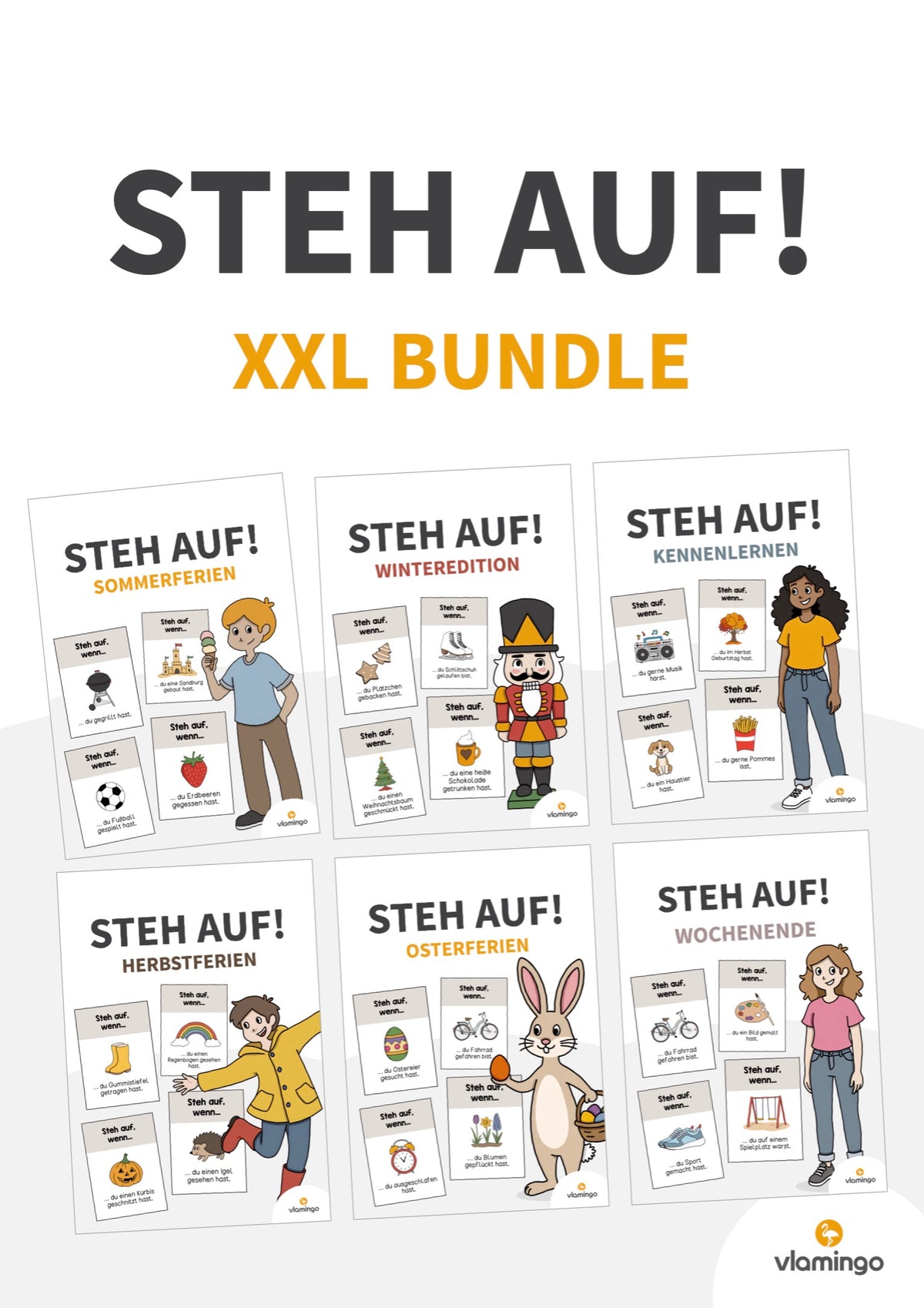 Steh auf, wenn... - XXL-Bundle (Bewegungsspiel für den Unterricht)