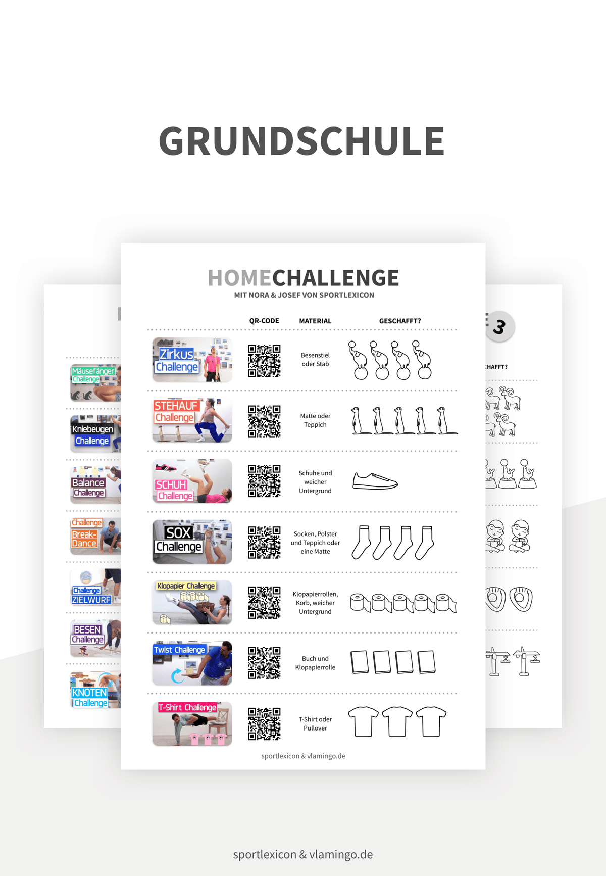 Homeschooling-Challenge mit Nora & Josef von sportlexicon