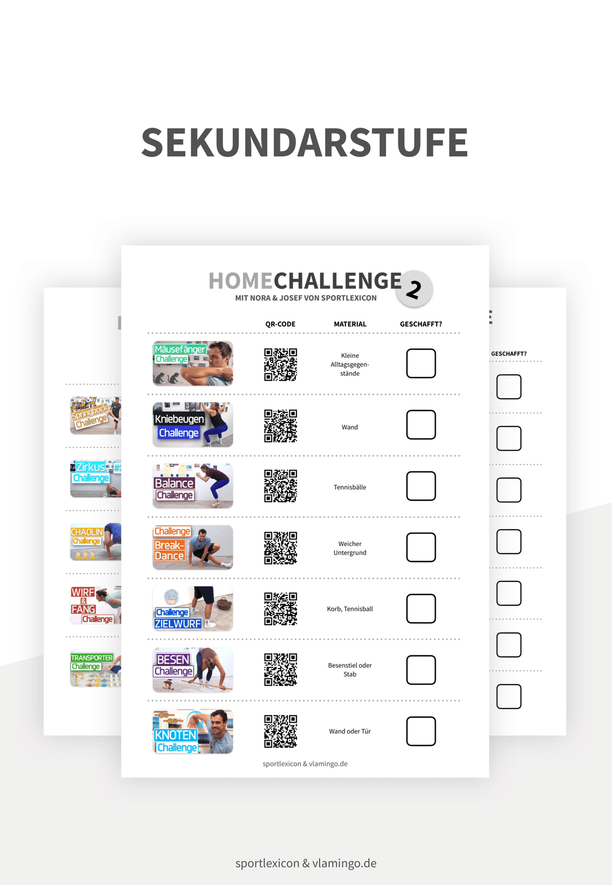Homeschooling-Challenge mit Nora & Josef von sportlexicon