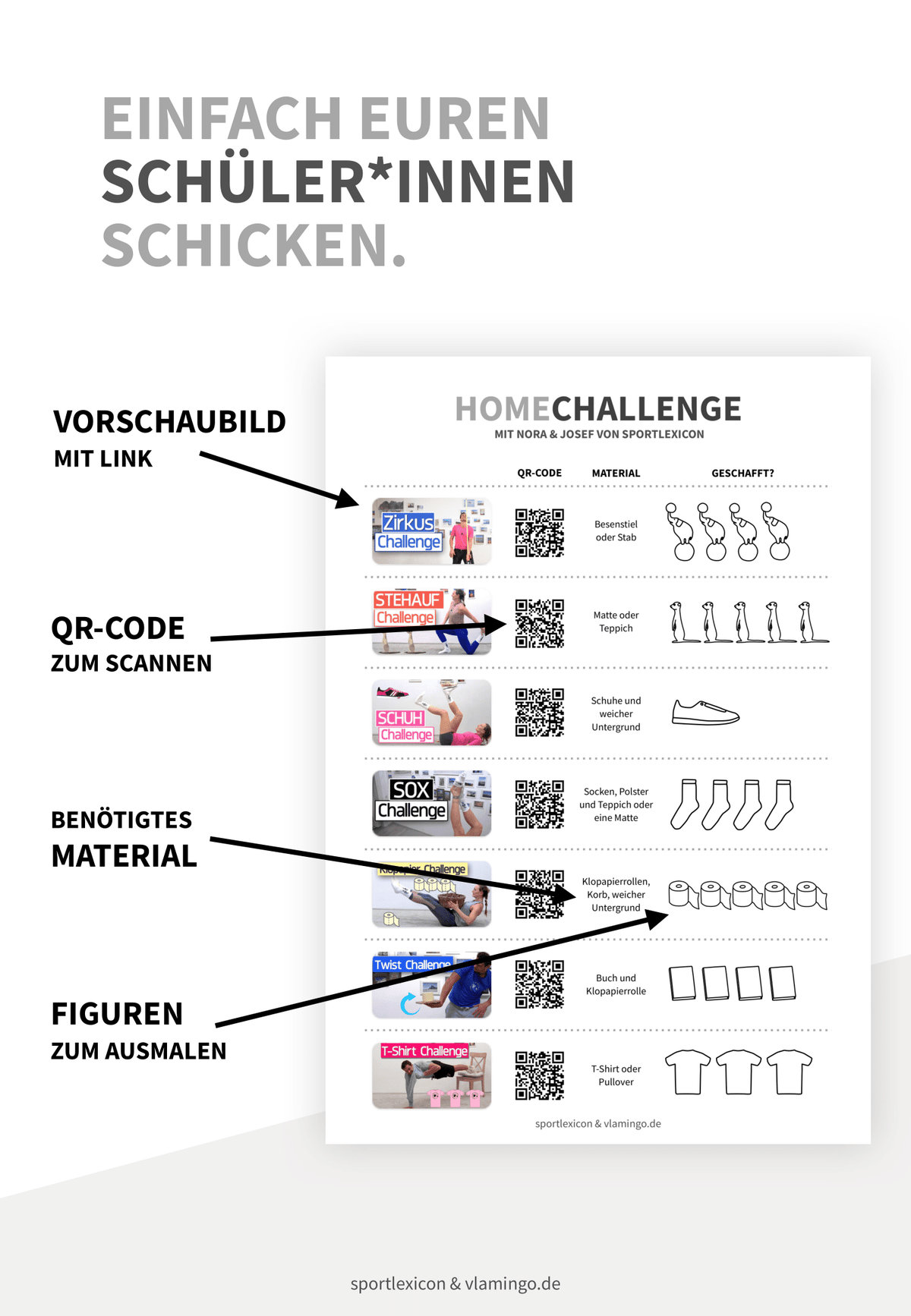 Homeschooling-Challenge mit Nora & Josef von sportlexicon