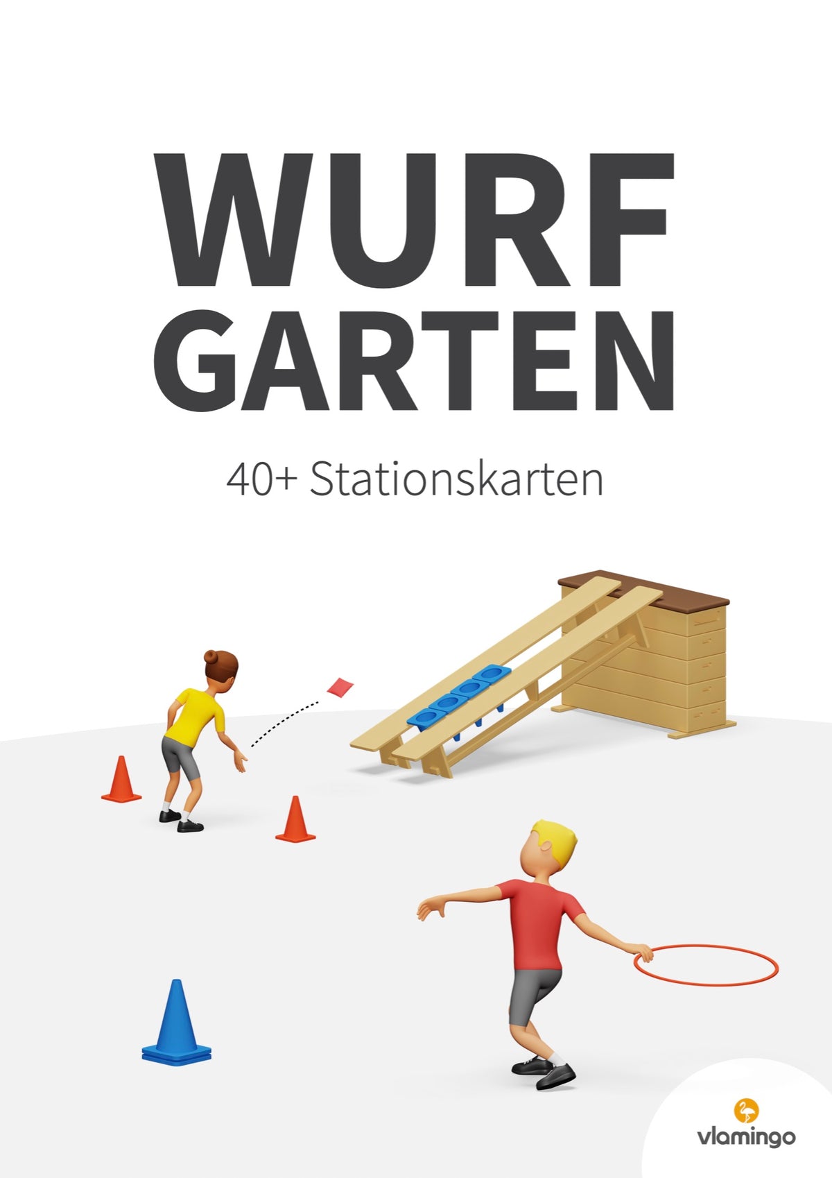 Wurfgarten: 40 Stationskarten für den Sportunterricht