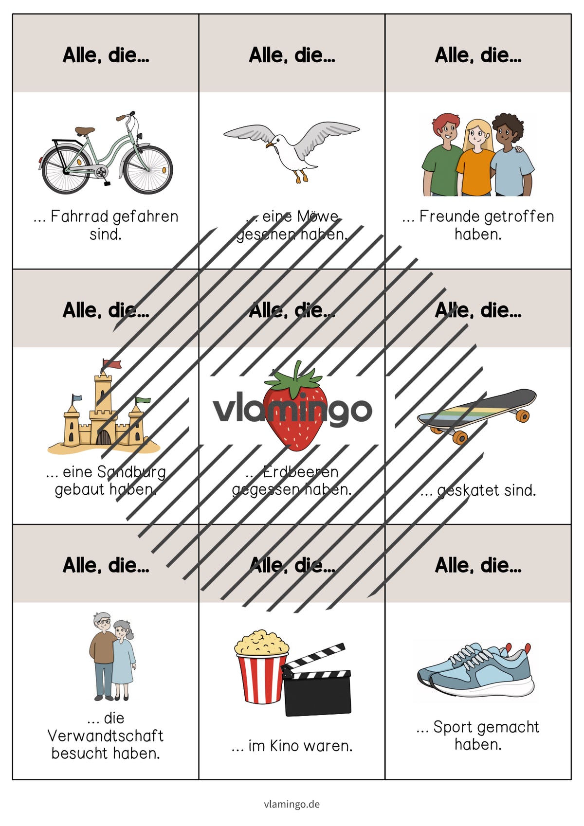 Alle, die... - Bewegungsspiel für den Schulstart nach den Sommerferien (Schule & Kindergarten)