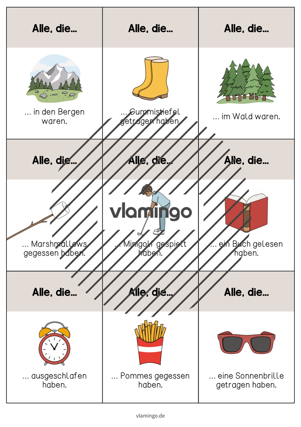 Alle, die... - Bewegungsspiel für den Schulstart nach den Sommerferien (Schule & Kindergarten)