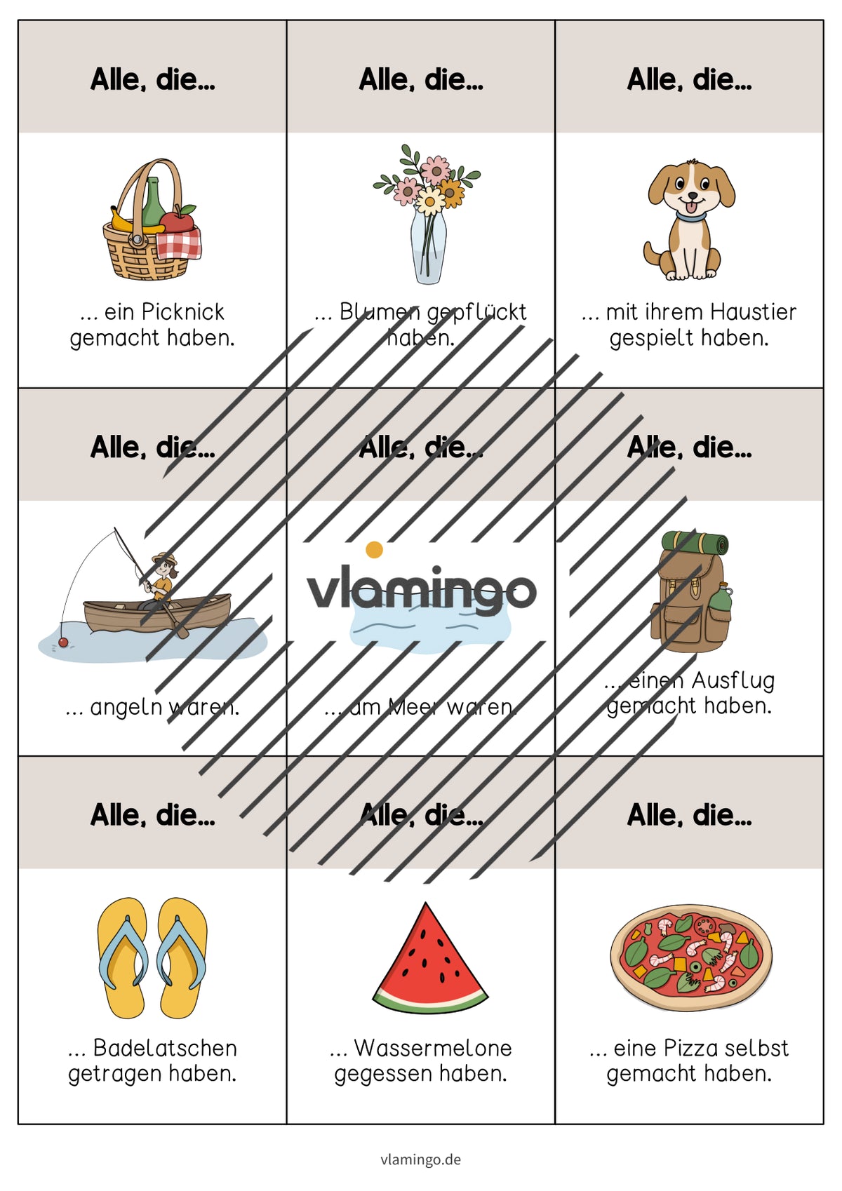 Alle, die... - Bewegungsspiel für den Schulstart nach den Sommerferien (Schule & Kindergarten)