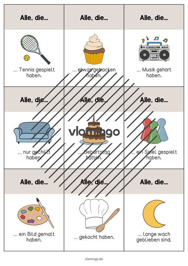 Alle, die... - Spiel für den Morgenkreis nach dem Wochenende