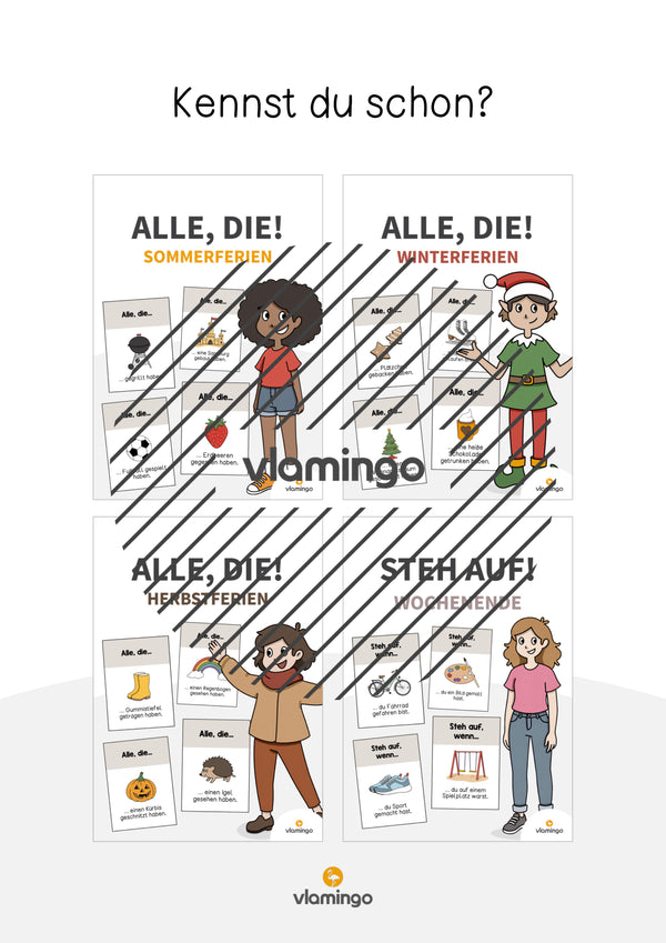Alle, die... - Spiel für den Morgenkreis nach dem Wochenende