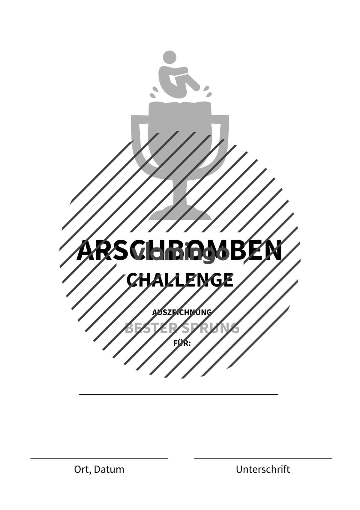 Arschbomben-Challenge: 13 Sprungkarten für den Schwimmunterricht (Paketsprung)