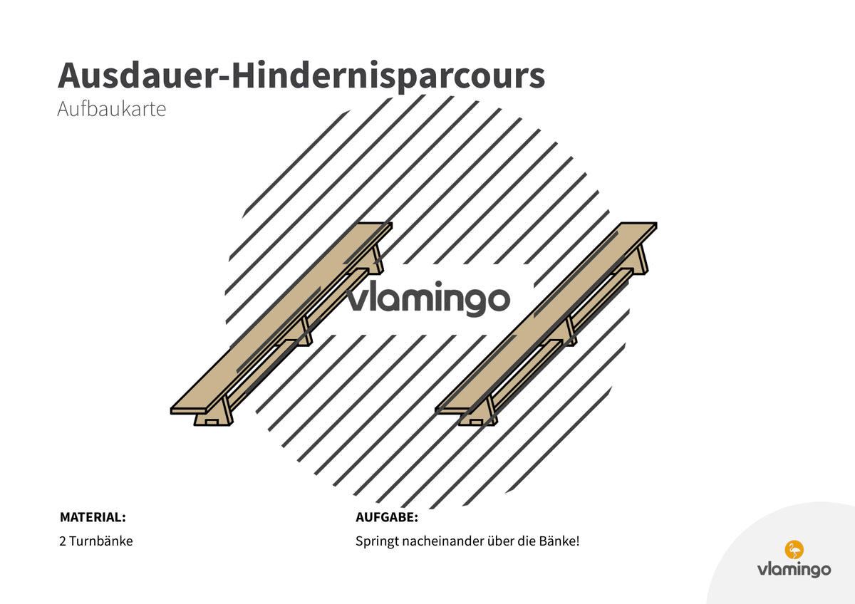 Ausdauer-Hindernislauf: 10 Parcours & Begleitmaterial für den Sportunterricht