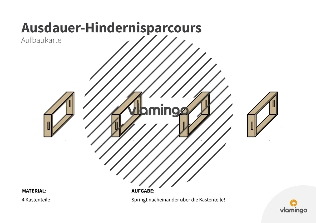 Ausdauer-Hindernislauf: 10 Parcours & Begleitmaterial für den Sportunterricht