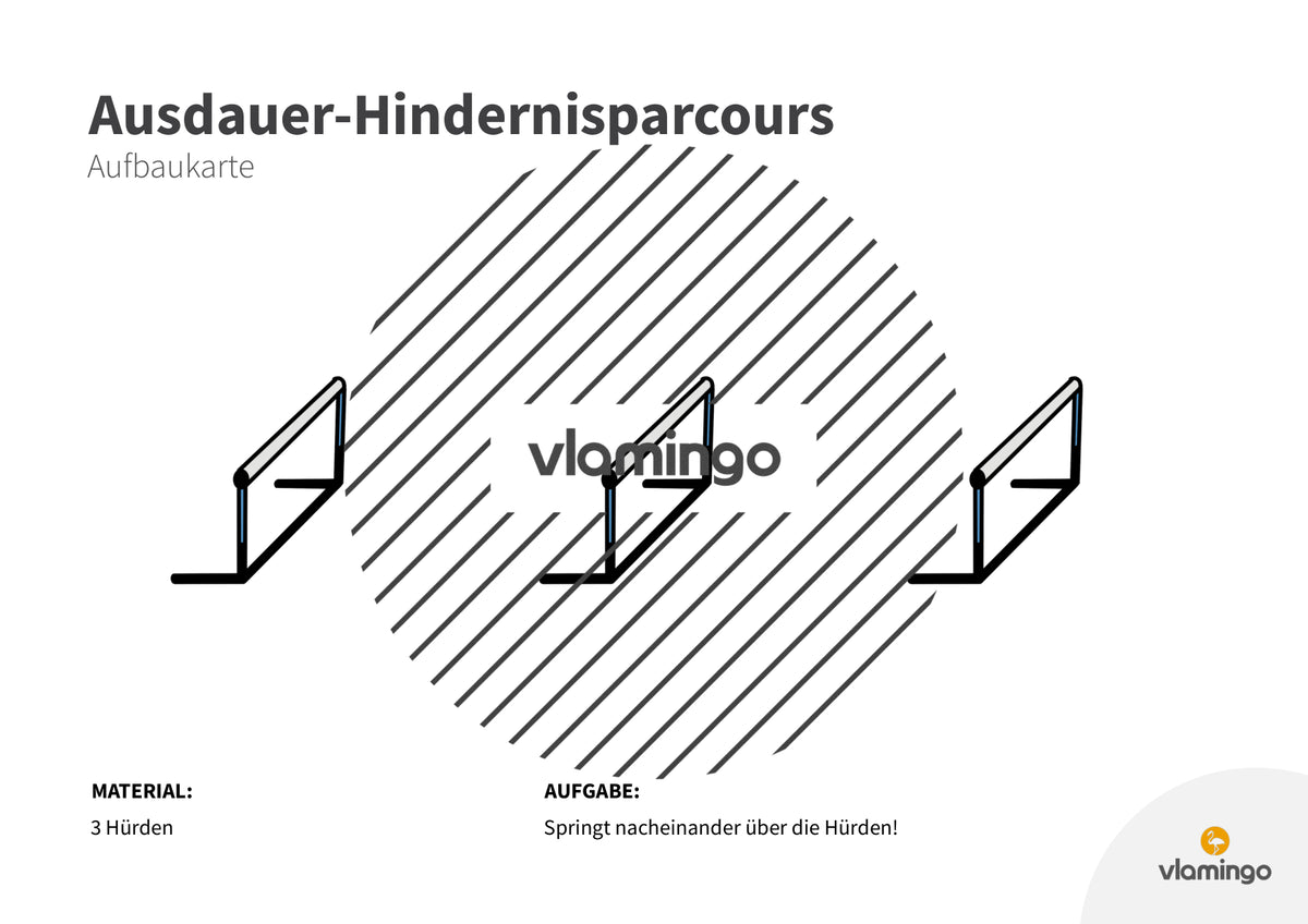 Ausdauer-Hindernislauf: 10 Parcours & Begleitmaterial für den Sportunterricht