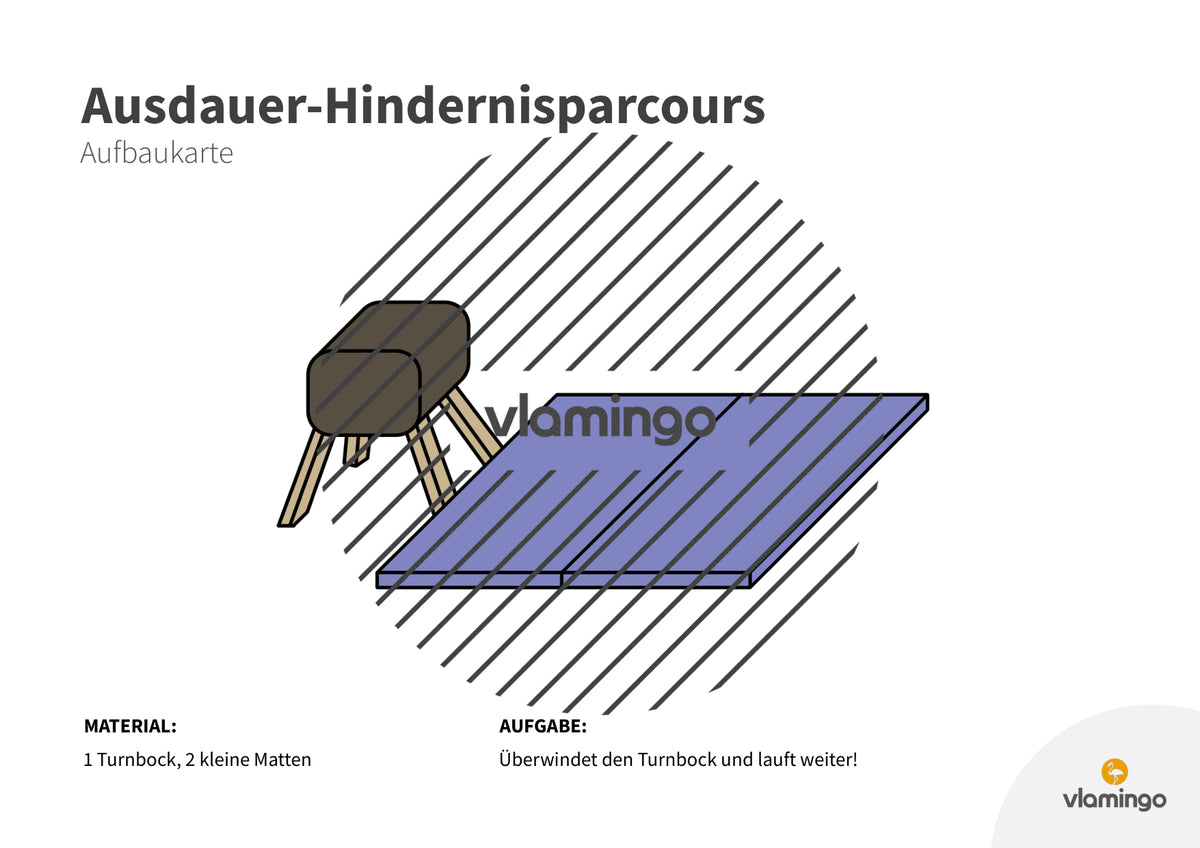 Ausdauer-Hindernislauf: 10 Parcours & Begleitmaterial für den Sportunterricht
