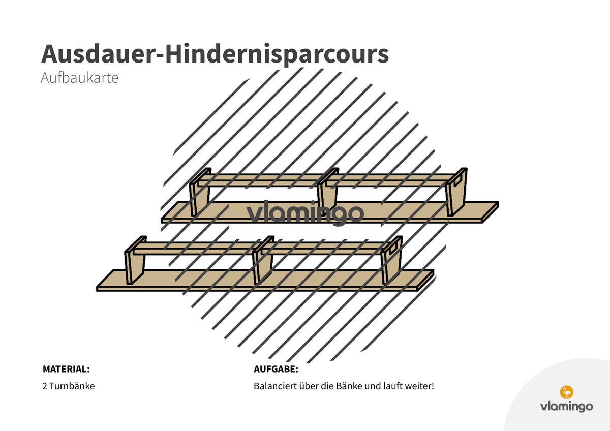 Ausdauer-Hindernislauf: 10 Parcours & Begleitmaterial für den Sportunterricht