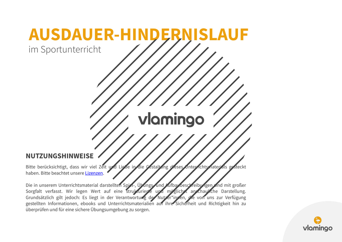 Ausdauer-Hindernislauf: 10 Parcours & Begleitmaterial für den Sportunterricht