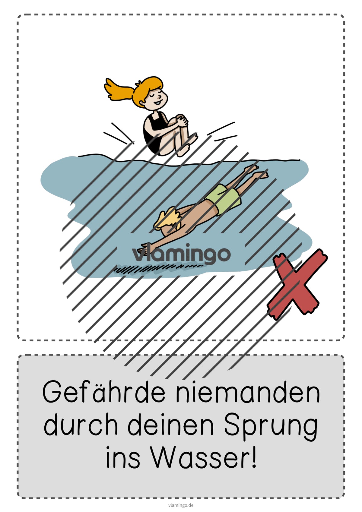 Baderegeln: 25 Karten für den Schwimmunterricht