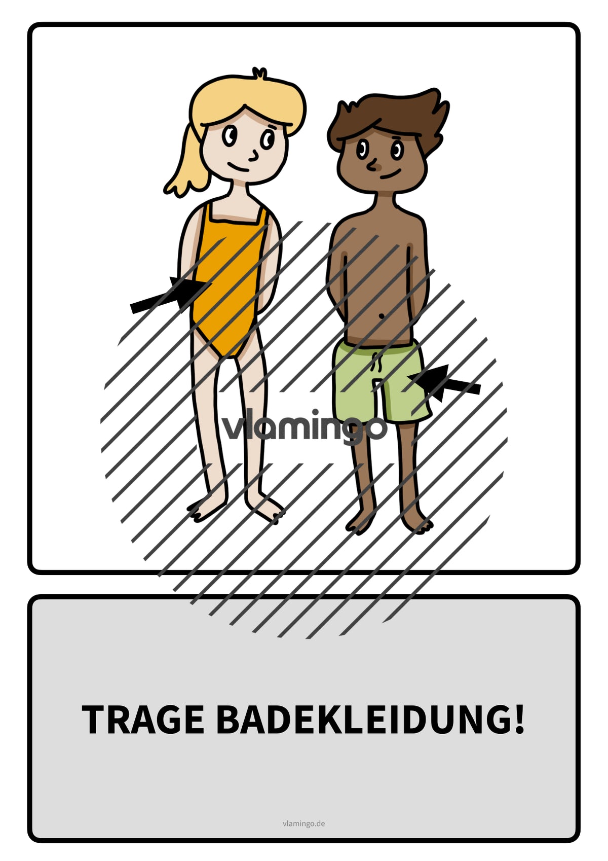 Baderegeln: 25 Karten für den Schwimmunterricht