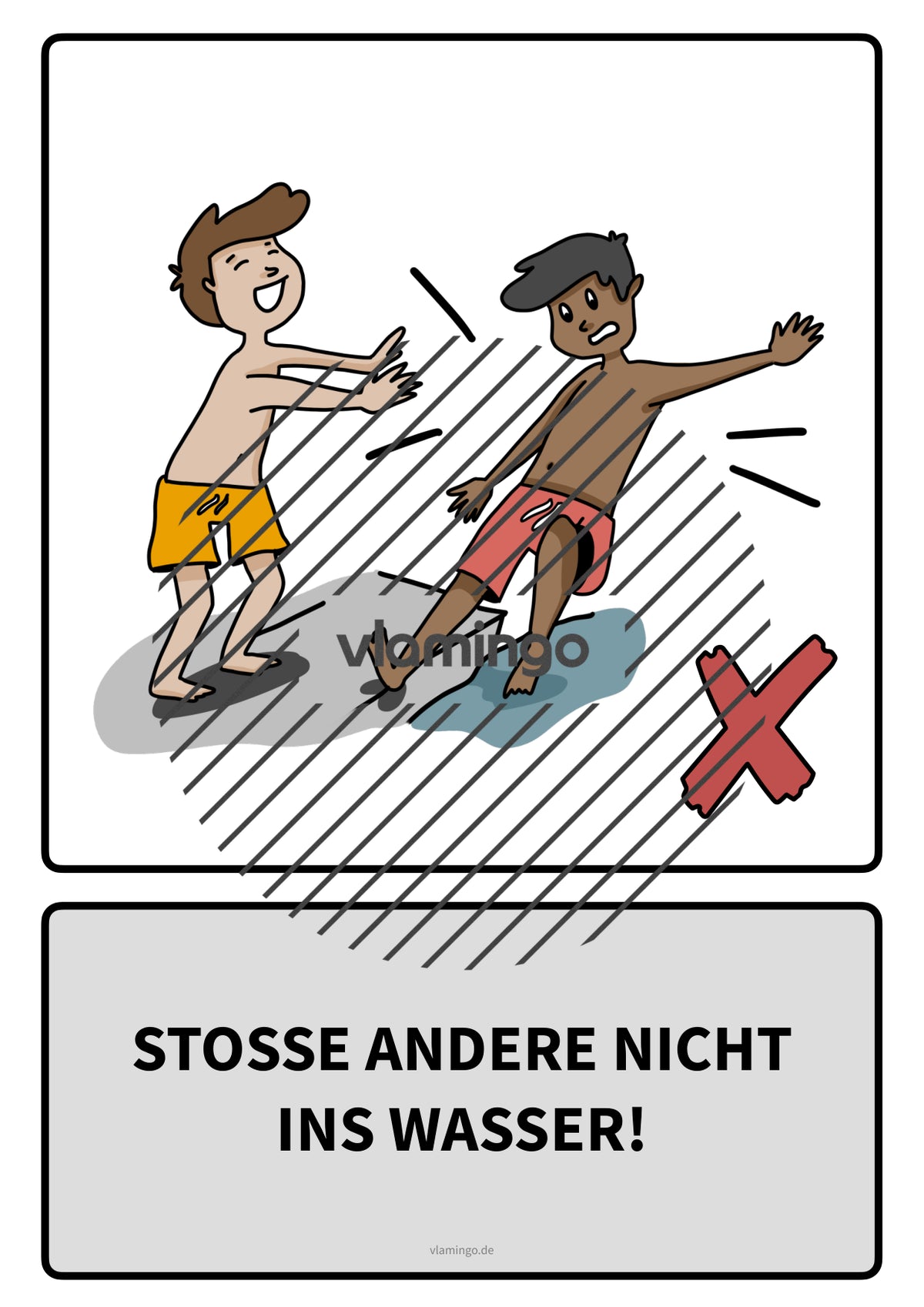 Baderegeln: 25 Karten für den Schwimmunterricht