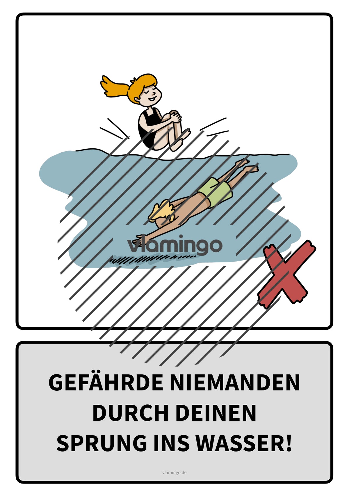 Baderegeln: 25 Karten für den Schwimmunterricht