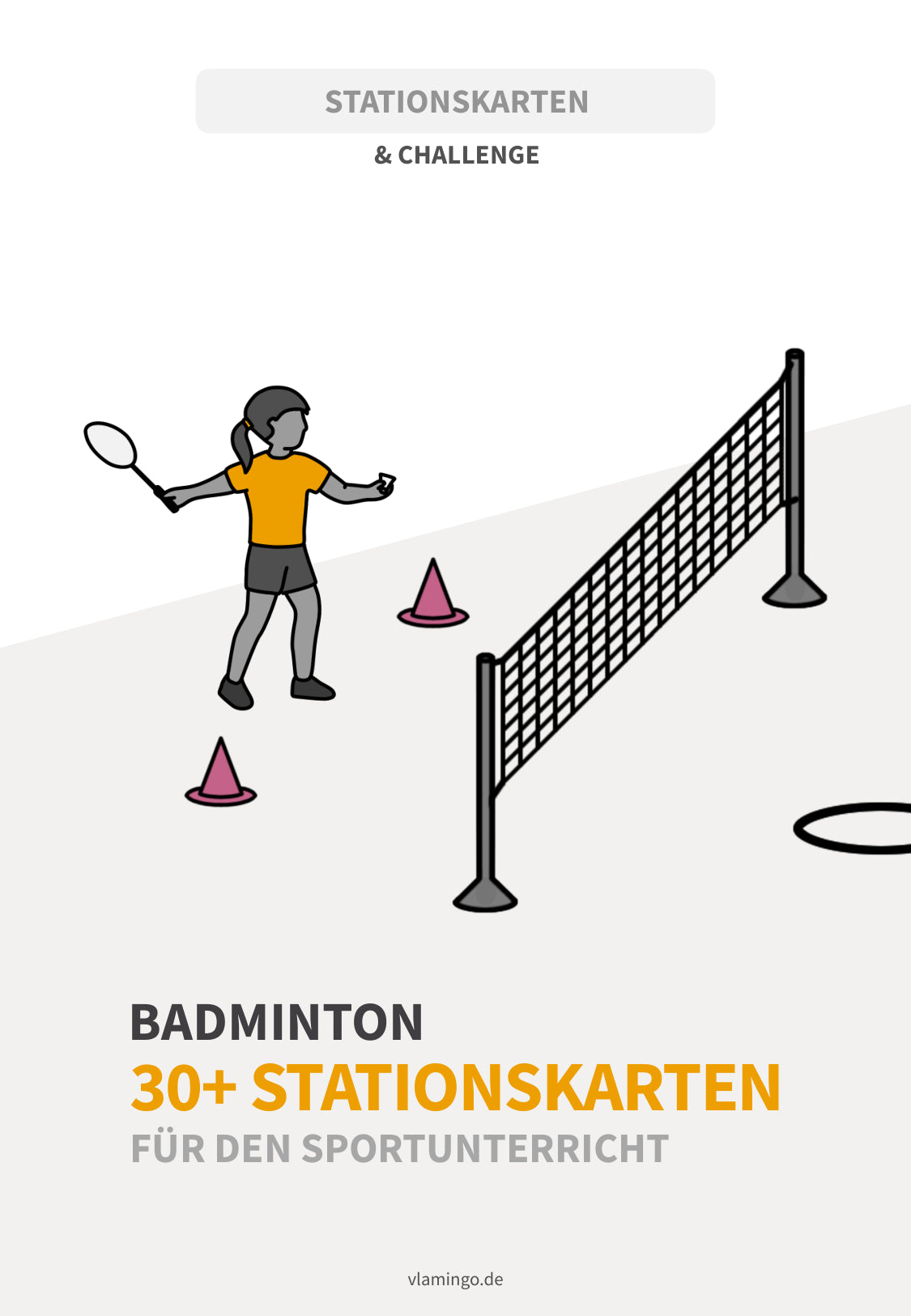 Federball & Badminton: 30+ Stationskarten für den Sportunterricht