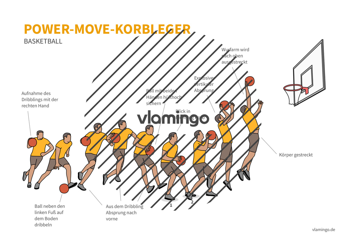 Basketball: 14+ Technikkarten für den Sportunterricht & Verein