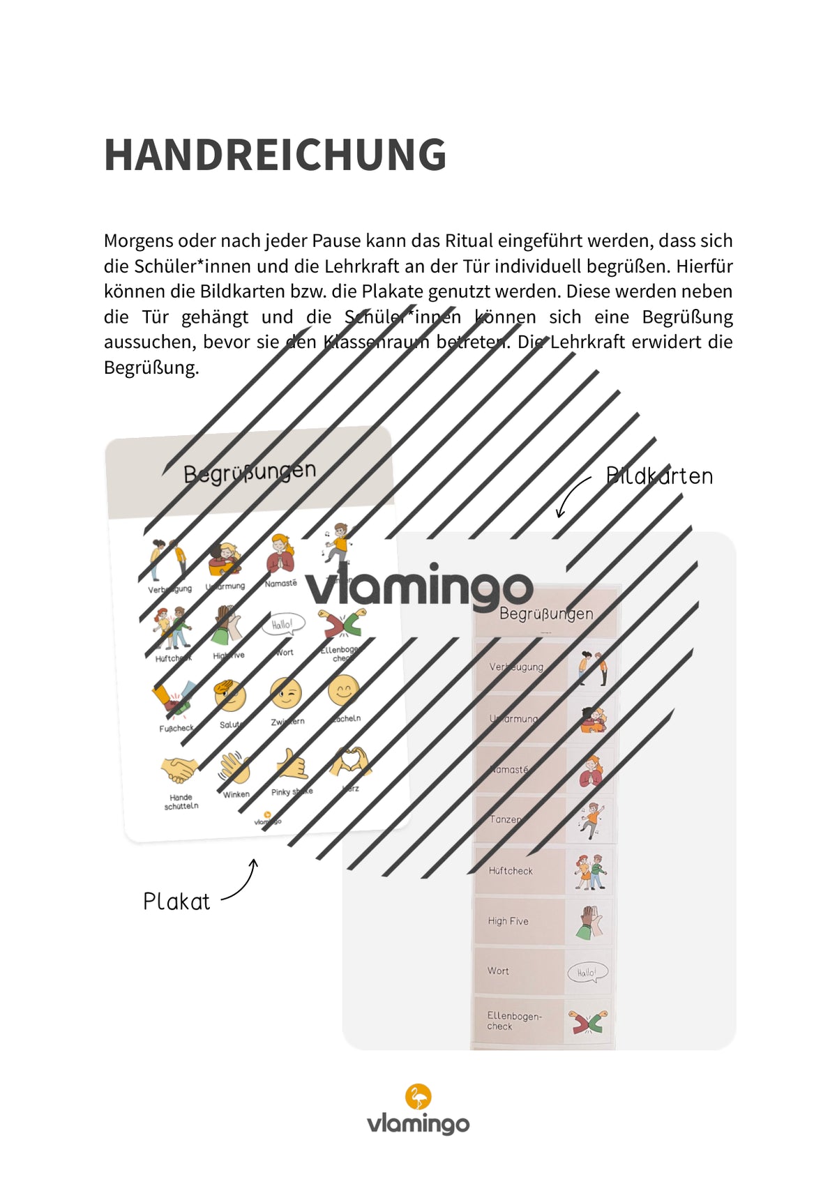 Begrüßungen: Plakate & Bildkarten für den Klassenraum