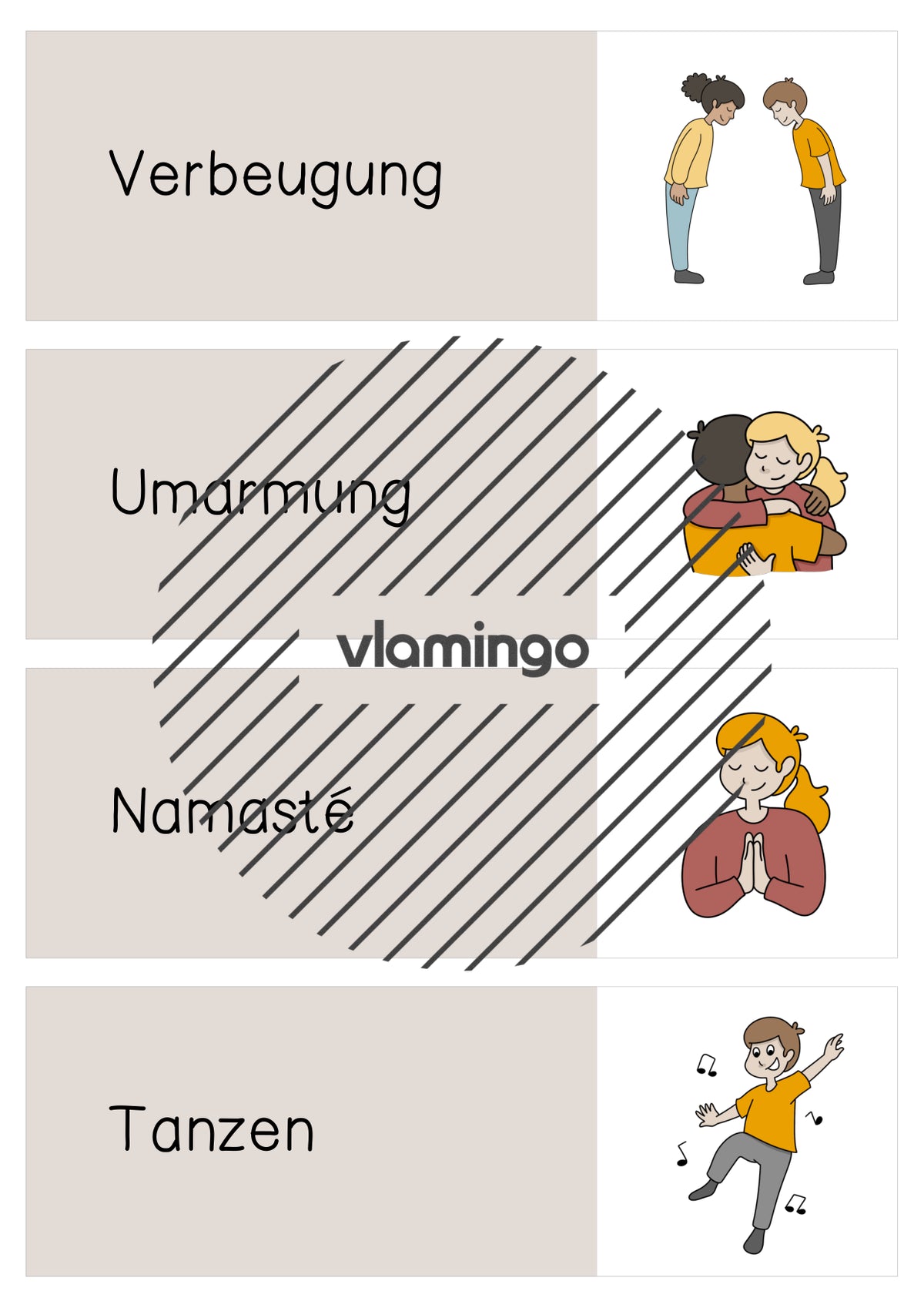 Begrüßungen: Plakate & Bildkarten für den Klassenraum