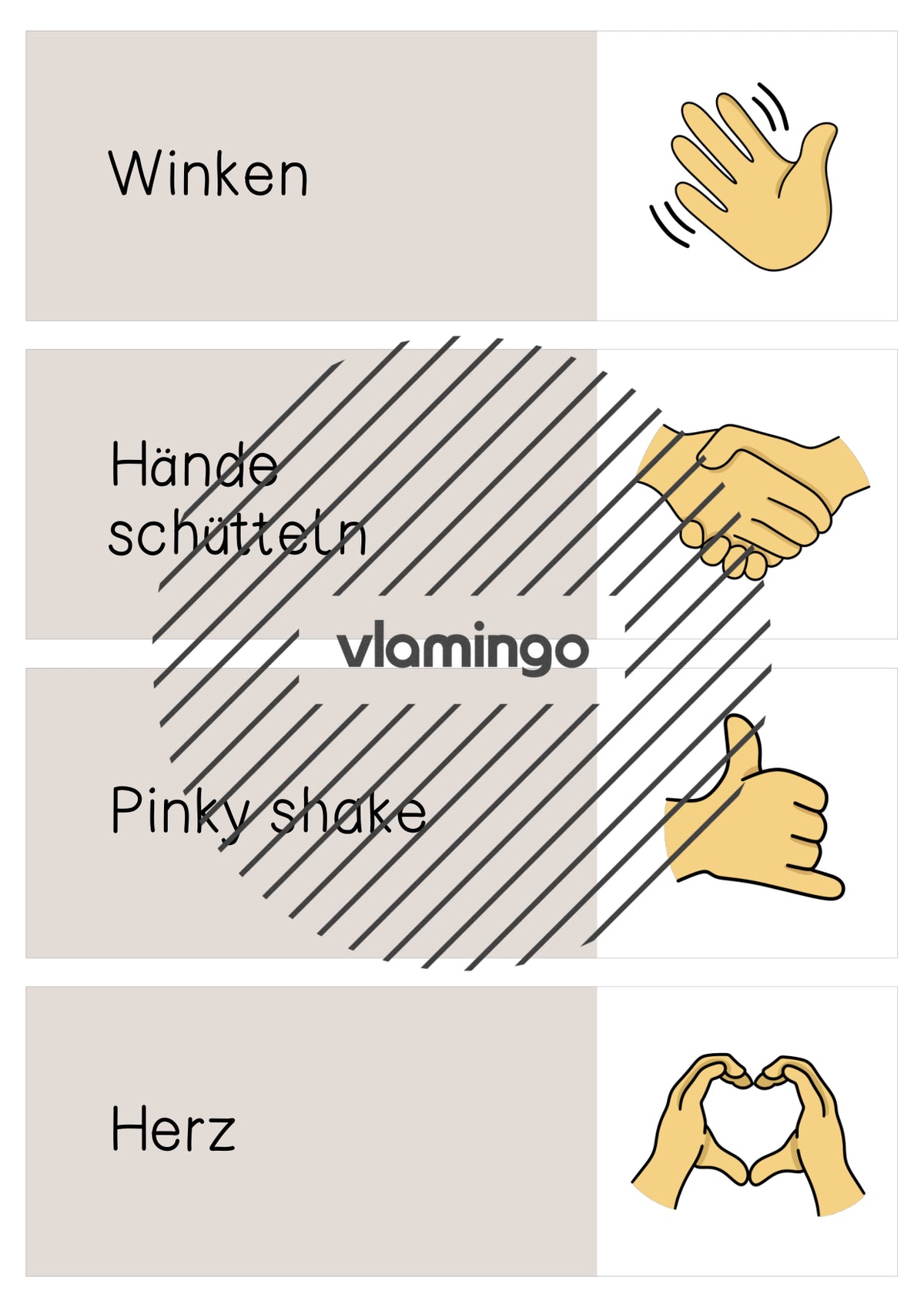 Begrüßungen: Plakate & Bildkarten für den Klassenraum