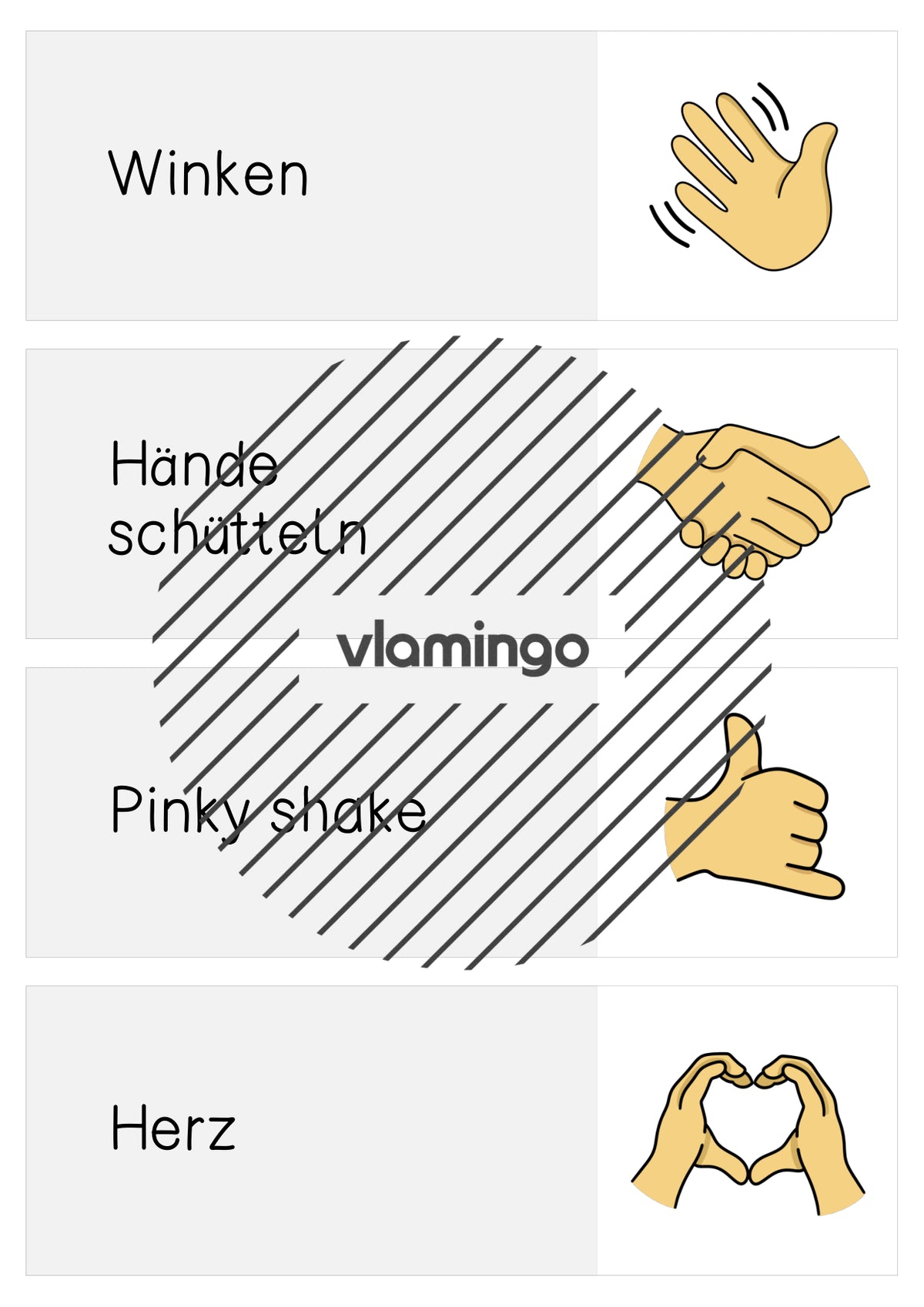 Begrüßungen: Plakate & Bildkarten für den Klassenraum