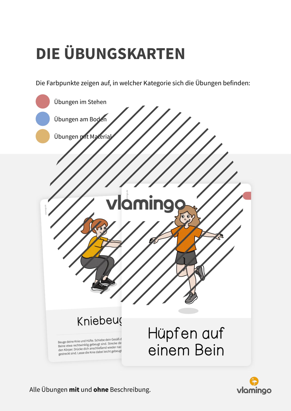 60 Bewegungskarten für Pausen, den Unterricht & Zuhause