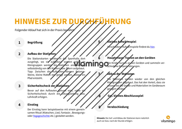 Bewegungslandschaften: 100 Stationskarten (Kinderturnen & Sportunterricht) – Paket 1