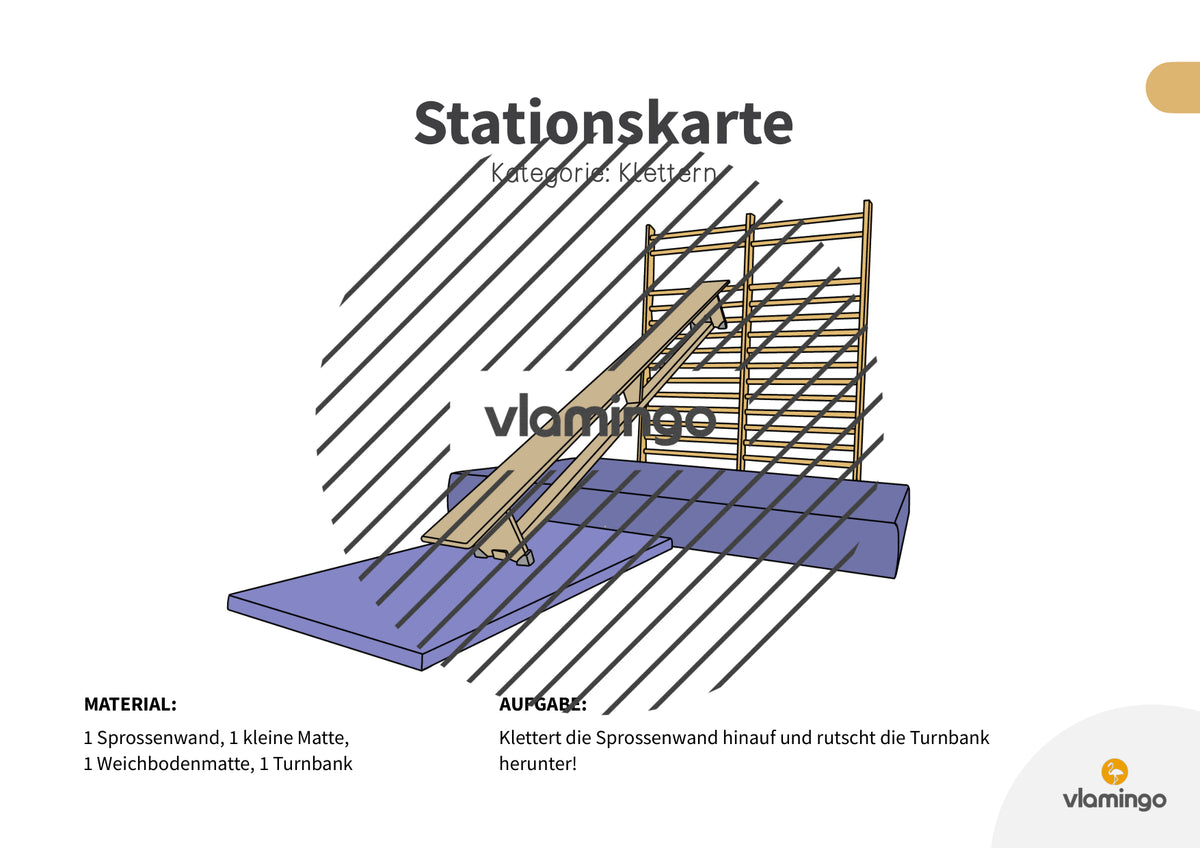 Bewegungslandschaften: 100 Stationskarten (Kinderturnen & Sportunterricht) – Paket 1