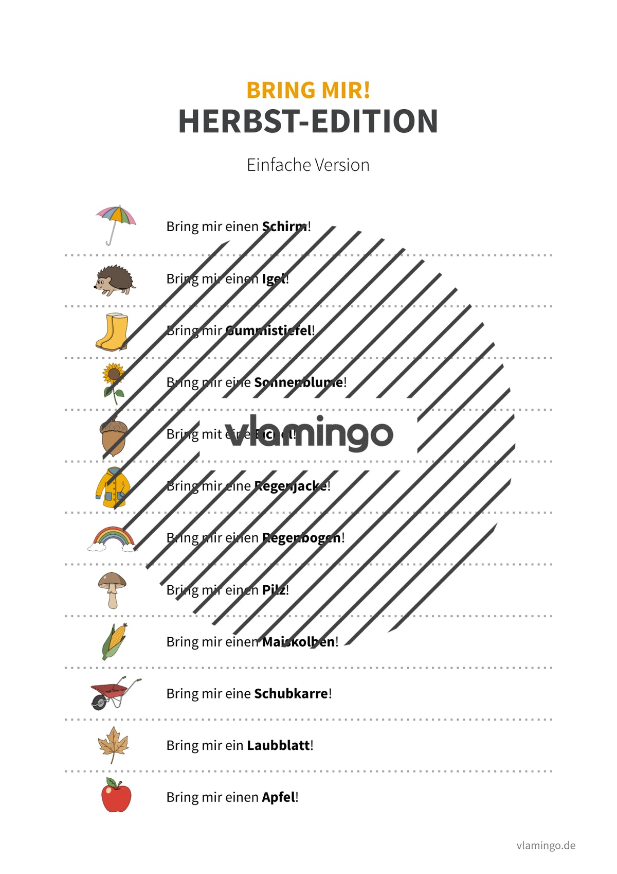 Bring mir: Herbst-Edition für den Sportunterricht