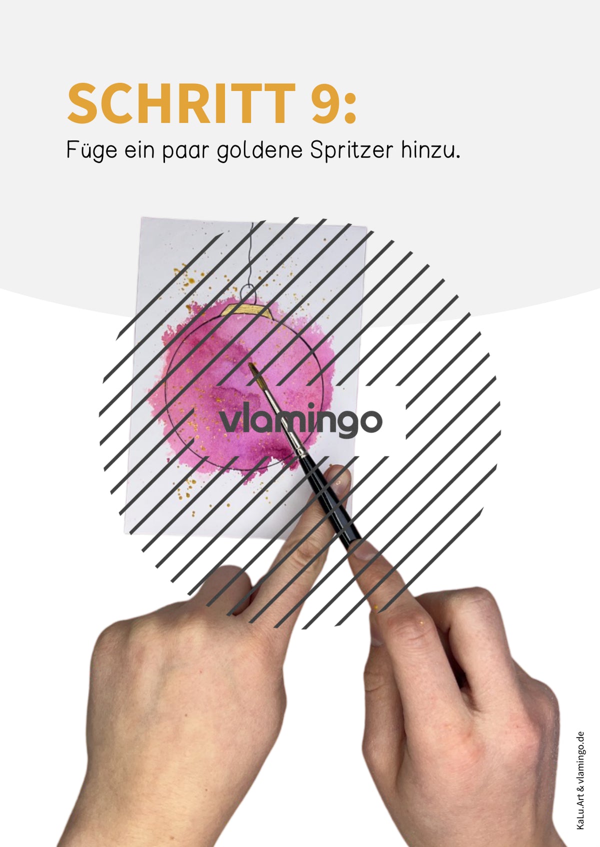 Christmas Cards: Bastelanleitung für den Kunstunterricht