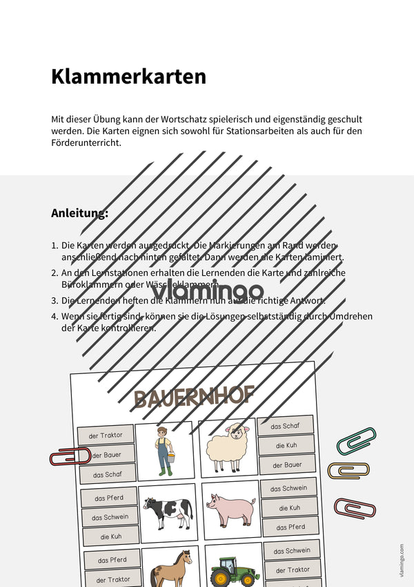 de deutsch bauernhof klammerkarten 002