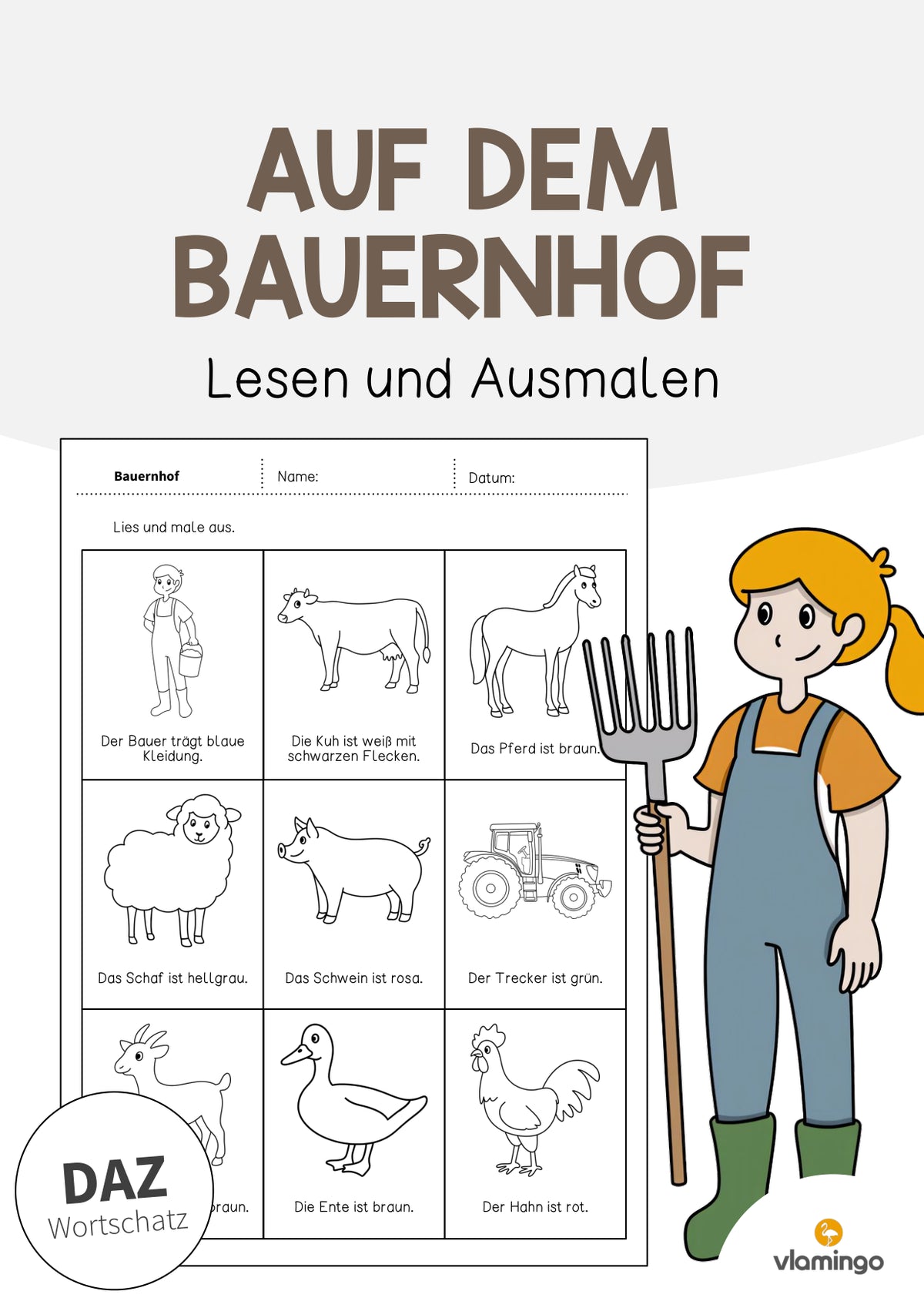 de deutsch bauernhof lesen und ausmalen 2 001