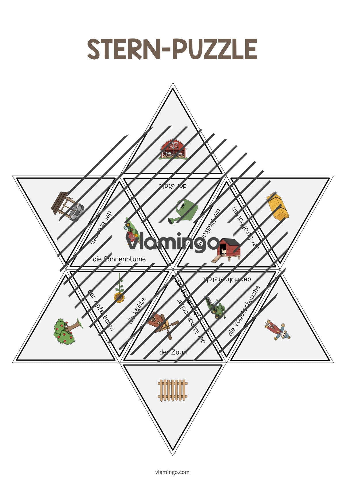 de deutsch bauernhof sternpuzzle 012