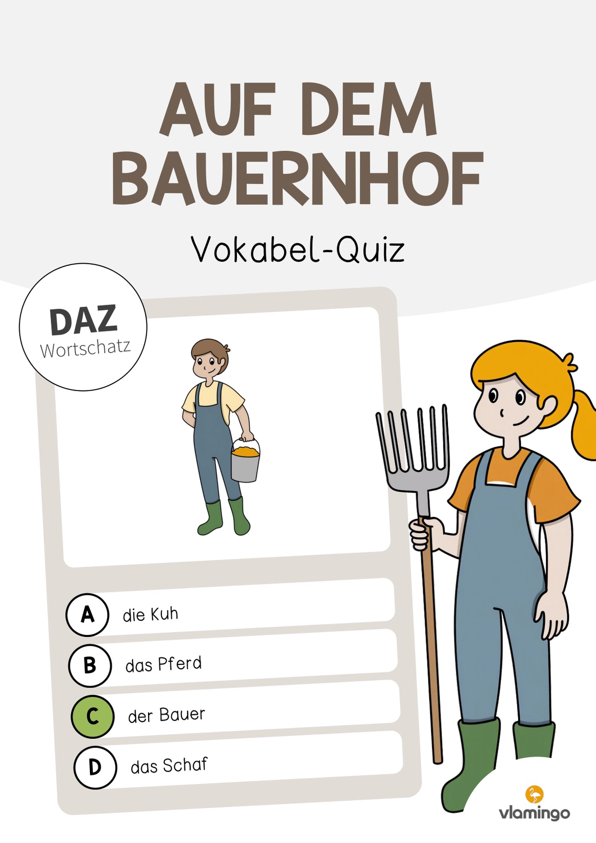 de deutsch bauernhof vokabelquiz 001