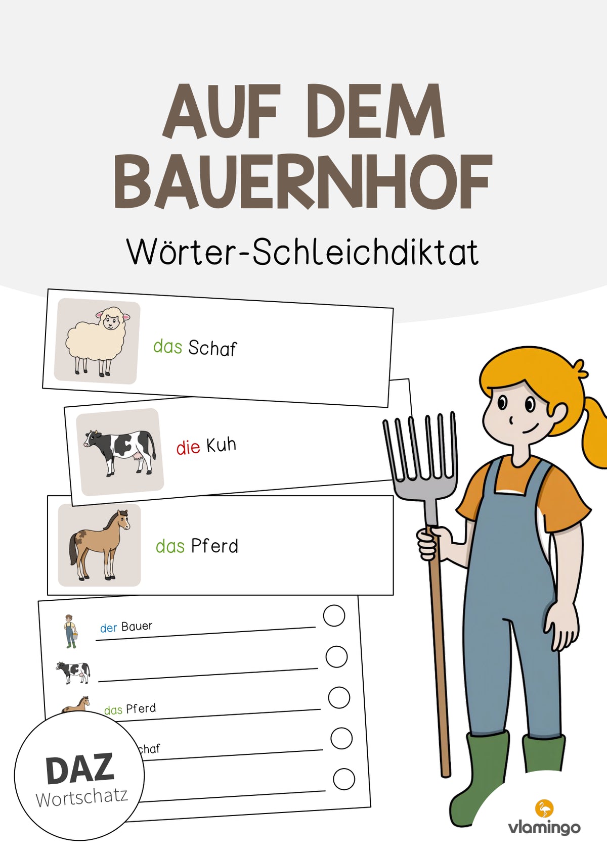 de deutsch bauernhof vokabelschleichdiktat 001