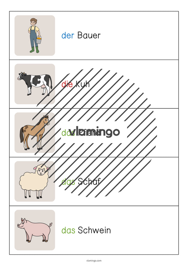 de deutsch bauernhof vokabelschleichdiktat 003