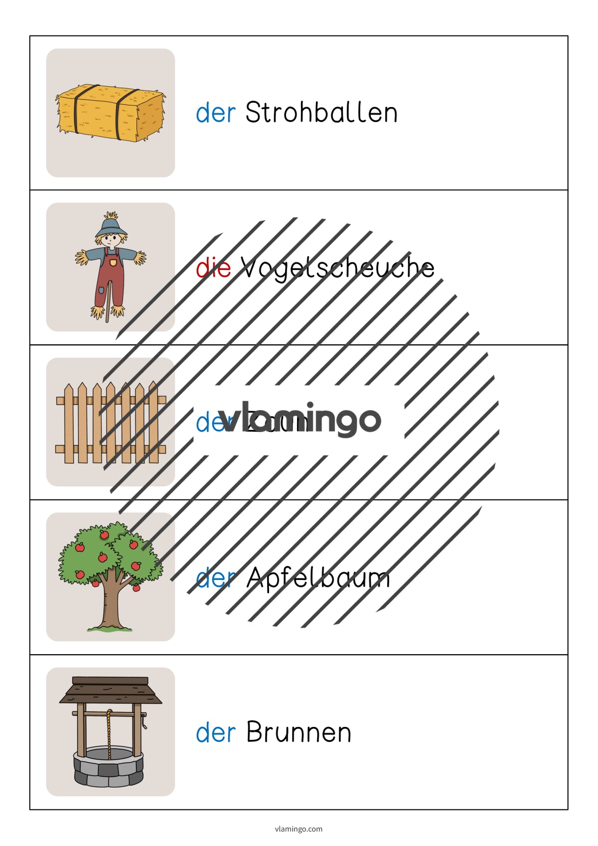 de deutsch bauernhof vokabelschleichdiktat 008