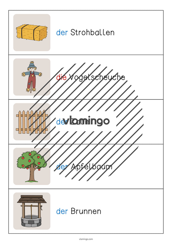 de deutsch bauernhof vokabelschleichdiktat 008