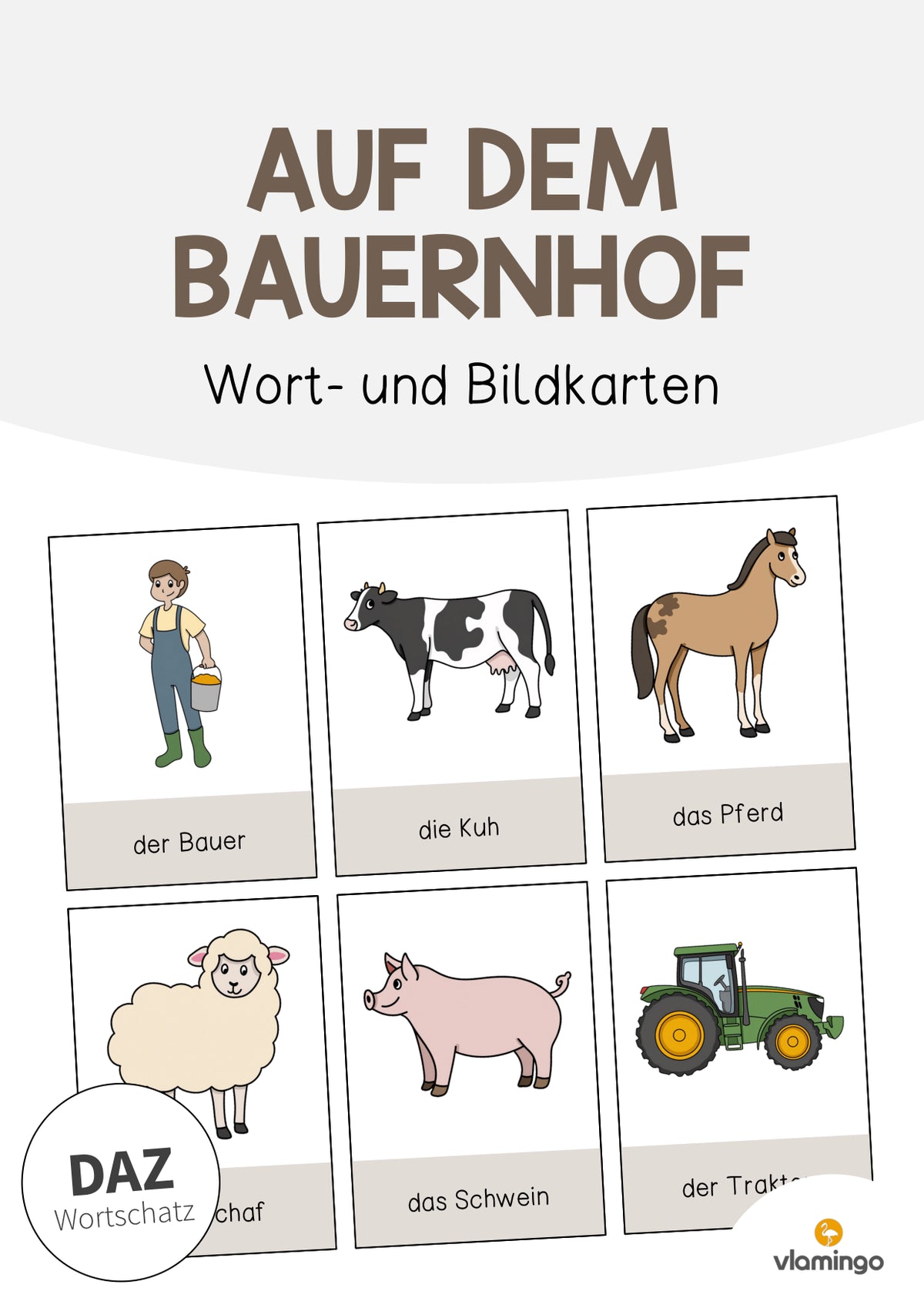 de deutsch bauernhof wort und bildkarten 001