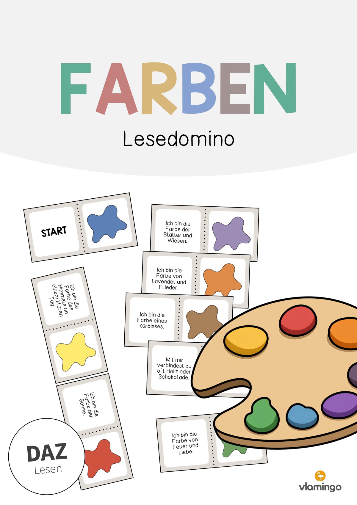 de deutsch farben lesedomino 001