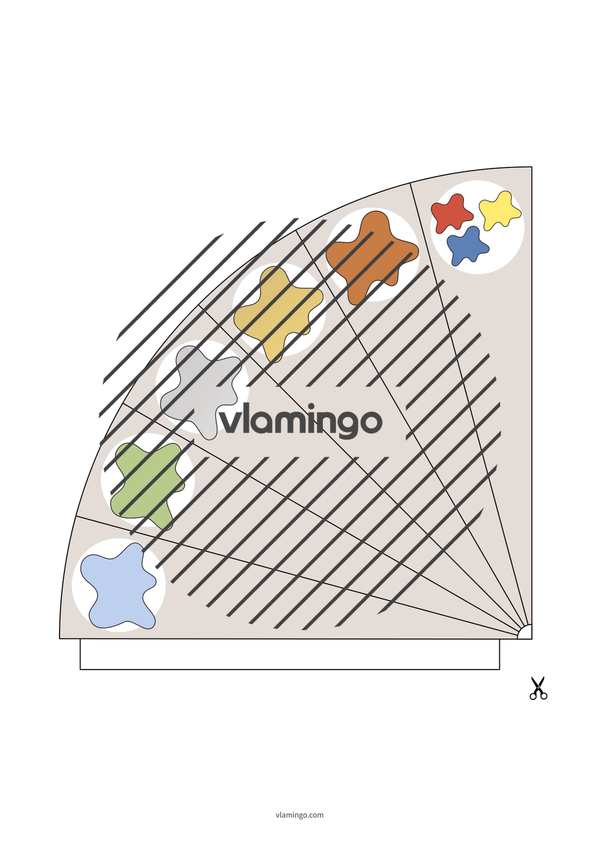 de deutsch farben vokabelglucksrad 007