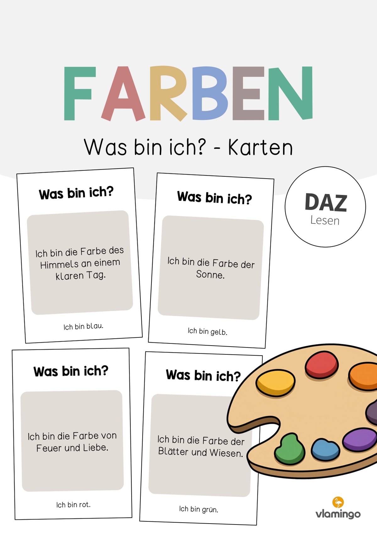 de deutsch farben was bin ich karten 001