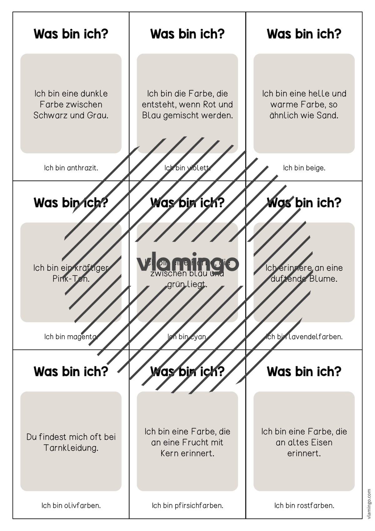 de deutsch farben was bin ich karten 005