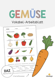 de deutsch gemuse vokabelarbeitsblatt 1 001