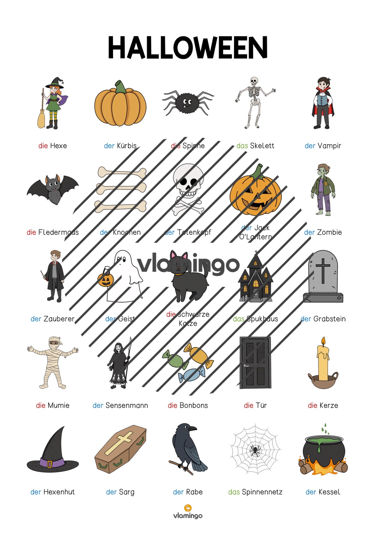 de deutsch halloween vokabelposter 004