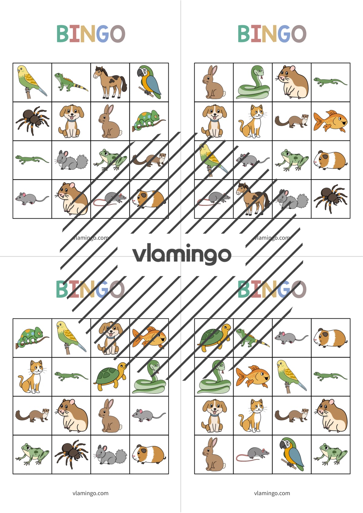de deutsch haustiere bingo 020